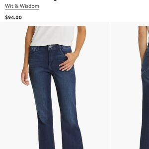 Wit & Wisdom Women's Dark Blue Jeans